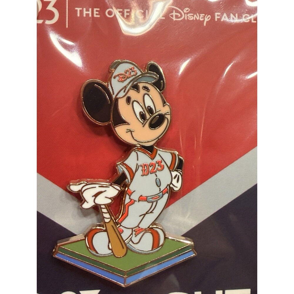 D23 Night 8/12/26 Angel Stadium Disney LR Exclusive Mickey Mouse Pin New - Picture 2 of 3